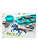 Faber-Castell Verfdoos "Connector" turquoise - 12 kleuren