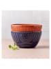 Maxwell & Williams 4-delige set: kommen "Arc" donkerblauw - (H)6,5 cm x Ø 12 cm