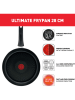 Tefal 3-delige set: braadpannen "Ultimate on" zwart
