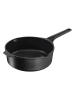 Tefal 2-delige set: aluminium smoorpan "Robusto" zwart - Ø 26 cm