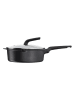 Tefal 2-delige set: aluminium smoorpan "Robusto" zwart - Ø 26 cm