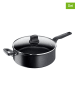 Tefal 2tlg. Set: Schmorpfanne "Hard titanium pro" in Schwarz - Ø 28 cm