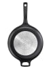 Tefal 2tlg. Set: Aluguss-Schmorpfanne "Trattoria Pro" in Schwarz - Ø 28 cm