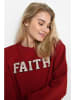 Kaffe Sweatshirt "Faith" in Rot