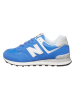 New Balance Leder-Sneakers in Blau