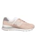 New Balance Skórzane sneakersy w kolorze brzoskwiniowym
