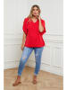 Plus Size Company Bluzka w kolorze czerwonym