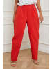 Plus Size Company Hose in Rot