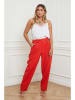 Plus Size Company Broek rood