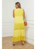 Plus Size Company Kleid in Gelb