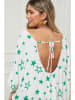 Plus Size Company Sukienka w kolorze zielono-białym