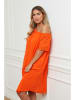 Plus Size Company Kleid in Orange