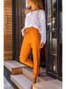 Gunes Kizi Spodnie w kolorze pomarańczowym