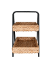 House Nordic Decoratief dienbladrek lichtbruin/zwart - (B)42 x (H)43,5 x (T)23 cm