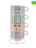 Miss Étoile 5-delige set: koffiekoppen meerkleurig - (H)8 x Ø 9 cm
