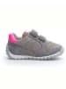 Naturino Leren sneakers "Sammy" grijs/roze