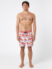 Rip Curl Badeshorts in Rot/ Hellblau