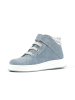 Richter Shoes Skórzane sneakersy w kolorze błękitnym