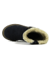 Richter Shoes Leder-Boots in Dunkelblau