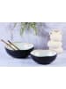 Björn 2-delige set: saladeschalen "Iris" wit