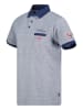 Geographical Norway Koszulka polo "Kola" w kolorze niebieskim