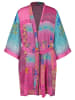 SAMOON Vest roze/turquoise