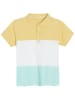 COOL CLUB Koszulka polo w kolorze żółto-biało-miętowym
