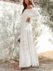 Milan Kiss Kleid in Creme