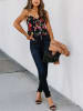 Milan Kiss Top in Schwarz/ Bunt
