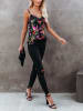 Milan Kiss Top in Schwarz/ Bunt