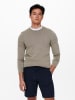 ONLY & SONS Sweter "Garson" w kolorze beżowym
