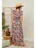 L'armoire de Suzette Sukienka w kolorze granatowo-jasnoróżowym