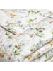 Rodier Satin-Tagesdecke "Jardin de Fleurs" in Weiß