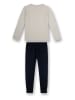 Sanetta Pyjama beige/donkerblauw