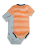 Sanetta 2er-Set: Bodys in Grau/ Orange