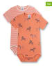 Sanetta 2er-Set: Bodys in Apricott/ Rosa