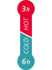 Emsa Isoleerbeker "Compact" rood - 300 ml