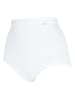 COTONELLA Pełne figi high waist w kolorze białym