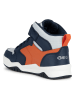 Geox Sneakers "Perth" wit/blauw/oranje