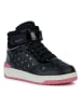 Geox Sneakers "Washiba" in Schwarz/ Rosa