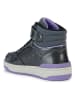 Geox Sneakersy "Washiba" w kolorze antracytowo-fioletowym