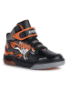 Geox Sneakers "Inek" in Schwarz/ Orange
