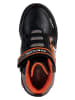 Geox Sneakersy "Inek" w kolorze czarno-pomarańczowym