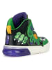 Geox Sneakersy "Grayjay" w kolorze czarno-zielonym