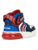 Geox Sneakers "Grayjay" in Schwarz/ Rot