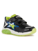 Geox Sneakersy "Spaziale" w kolorze czarno-zielonym