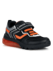 Geox Sneakers "Ciberdron" in Schwarz/ Orange