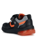 Geox Sneakers "Ciberdron" zwart/oranje