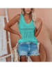LA Angels Gebreide top turquoise