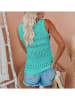 LA Angels Gebreide top turquoise
